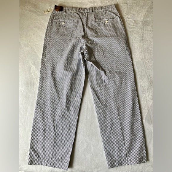 Brooks Brothers 35X34 Clark Genuine Seersucker Striped Pants NWT - Picture 3 of 8